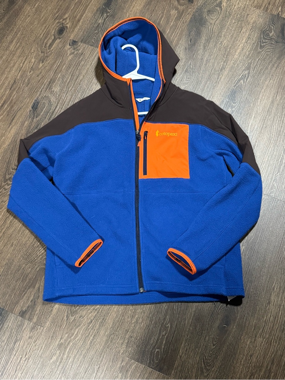Cotopaxi Mens Abrazo Hooded Full Zip Fleece Jacket Sz L Outdoor Hiking Gorpcore